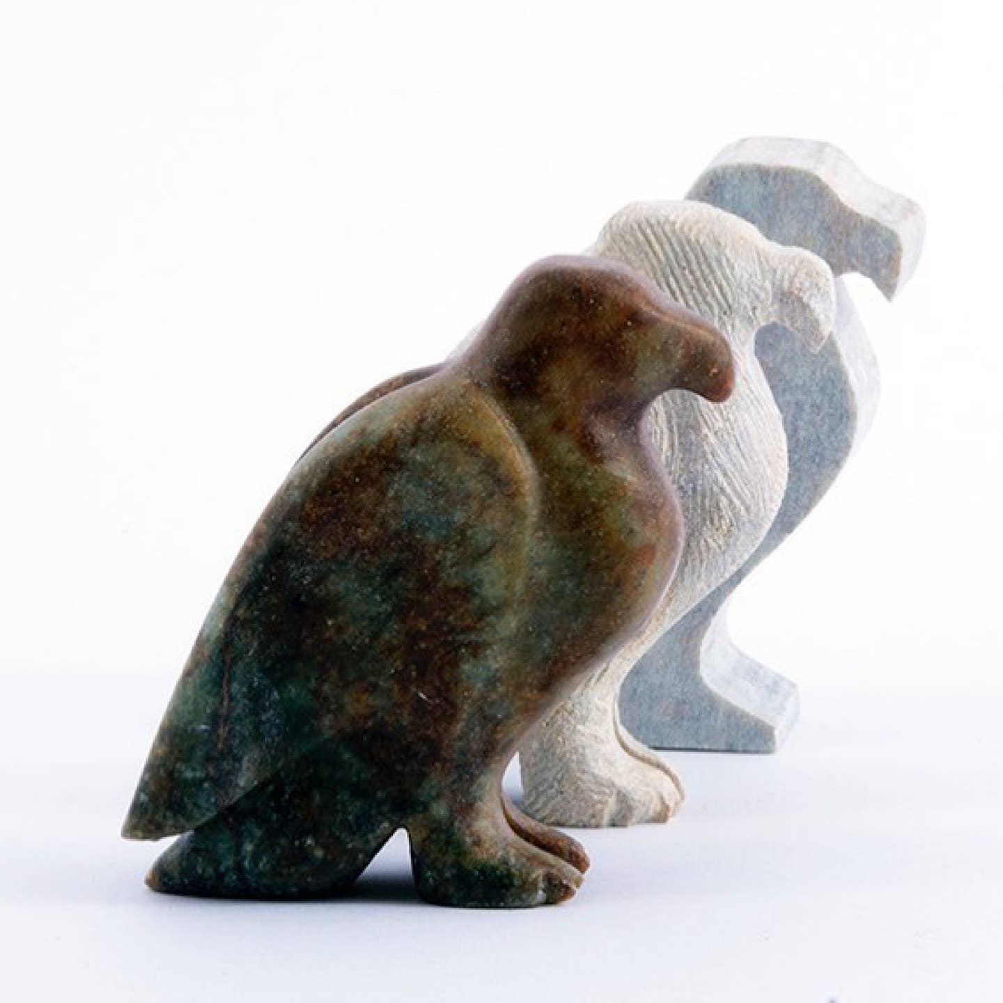 EAUK Eagle Soapstone Carving and Whittling