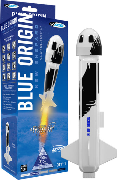 Blue Origin Shepard Builder Kit, Skill Level: Intermediate