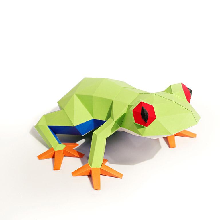 FROTGR Frog 3D Unique Table Lamps Origami Model