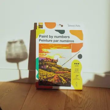 Paint By Numbers For Adults, Italian Vineyard in Tuscany