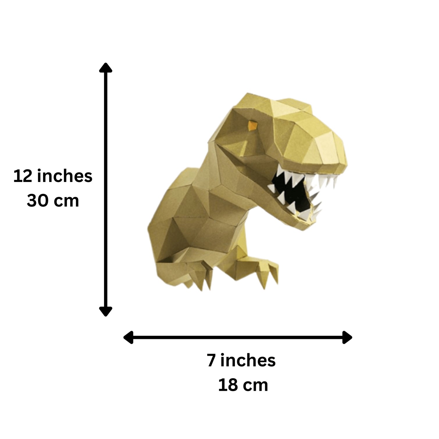 TRETGR T-Rex 3D Papercraft Wall Art, Papercraft Origami Model