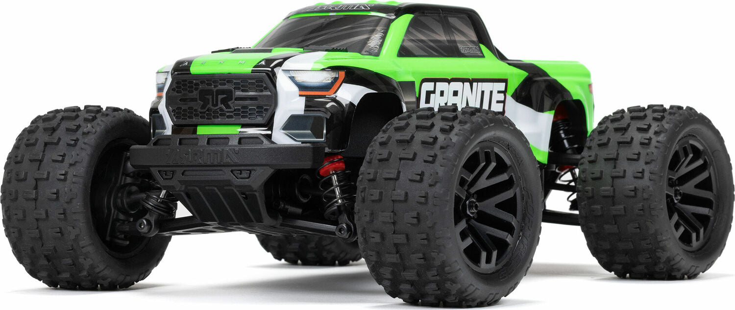 1/18 GRANITE GROM MEGA 380 Brushed 4X4 Monster Truck RTR with Battery & Charger, Green