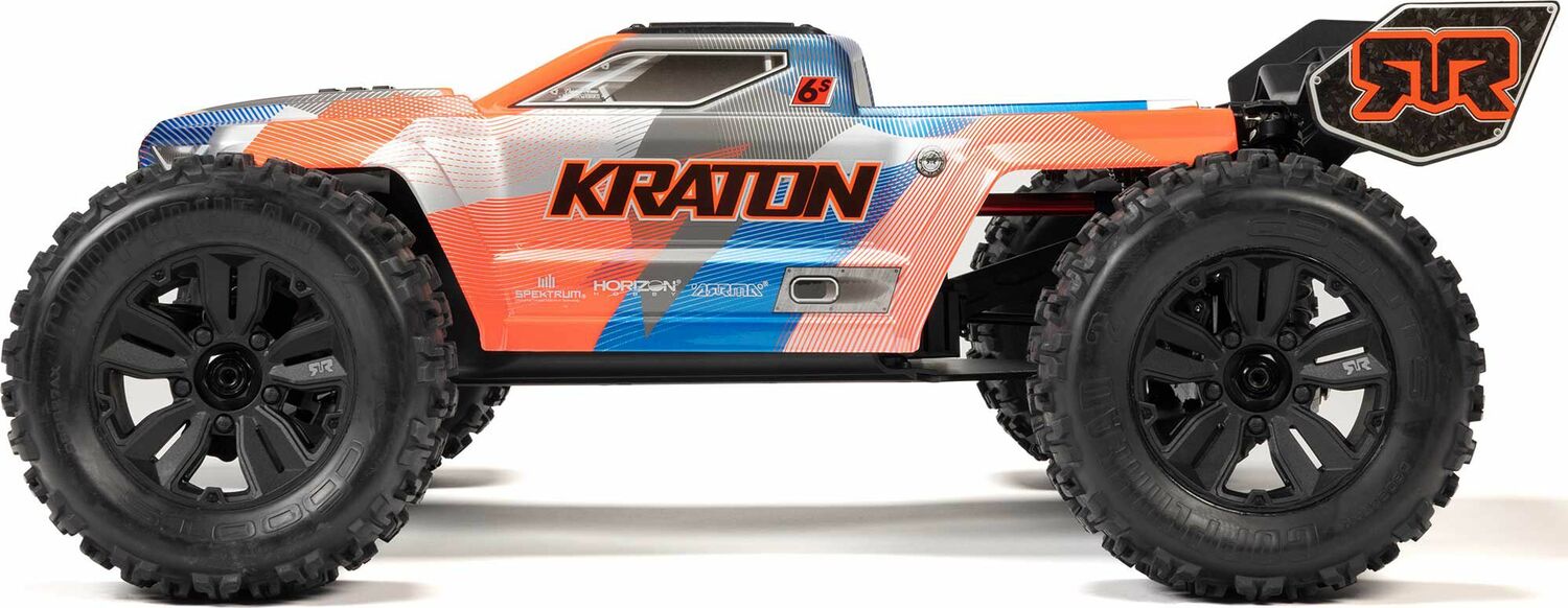 1/8 KRATON 6S 4X4 RTR Brushless Speed Truck, Blue/Orange