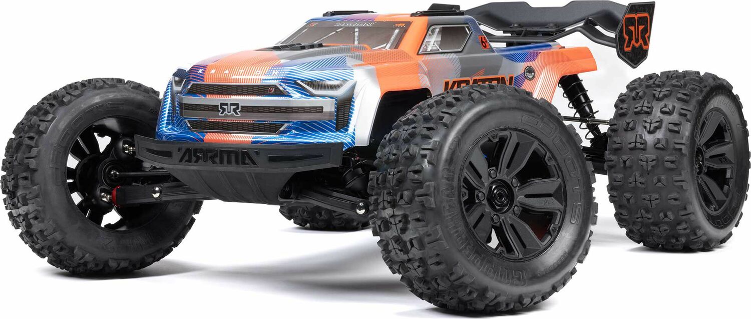 1/8 KRATON 6S 4X4 RTR Brushless Speed Truck, Blue/Orange