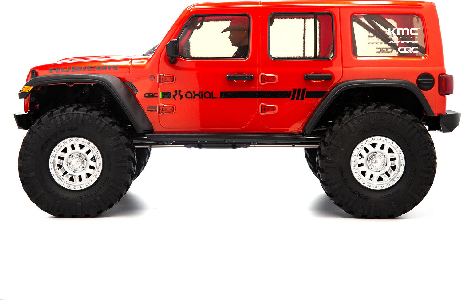 1/10 SCX10 III Jeep JLU Wrangler with Portals RTR, Orange