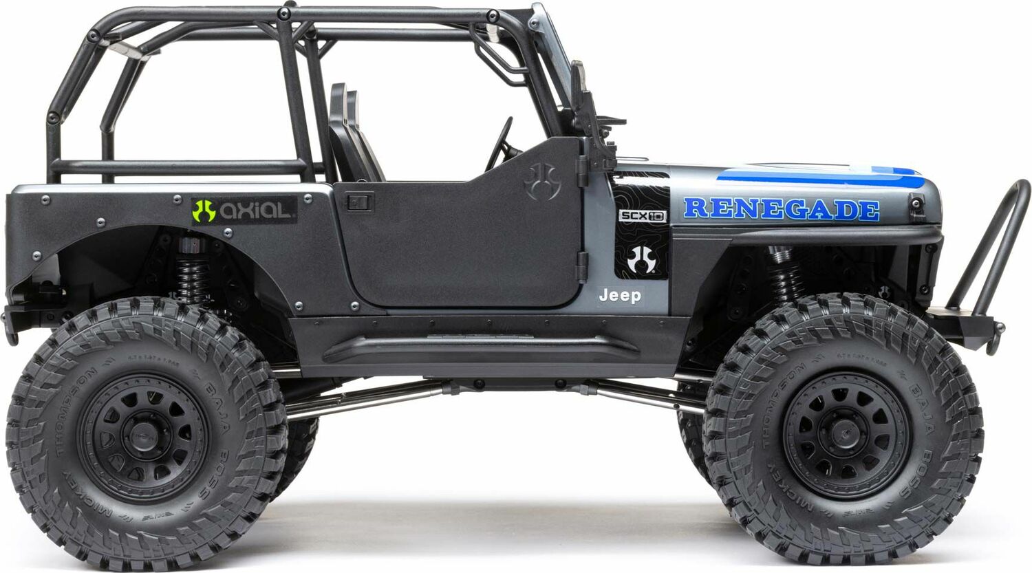 1/10 SCX10 III Jeep CJ-7 4WD Brushed RTR, Grey