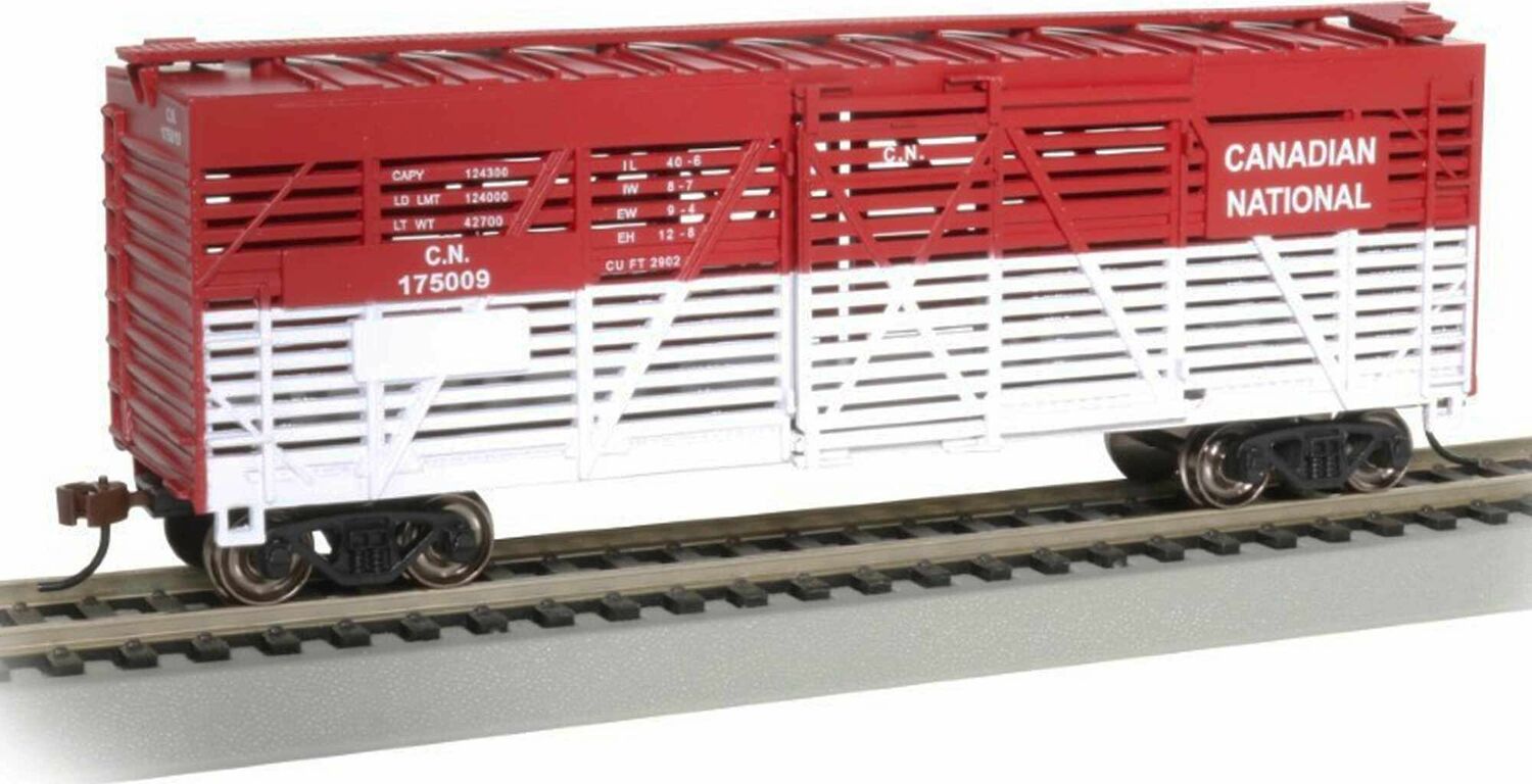 HO 40' Stock Car CANADIAN NATIONAL #175009