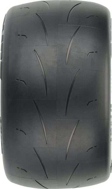 1/10 Prime Front/Rear 2.8" Street MT Tires Mounted 12mm Blk Raid (2)