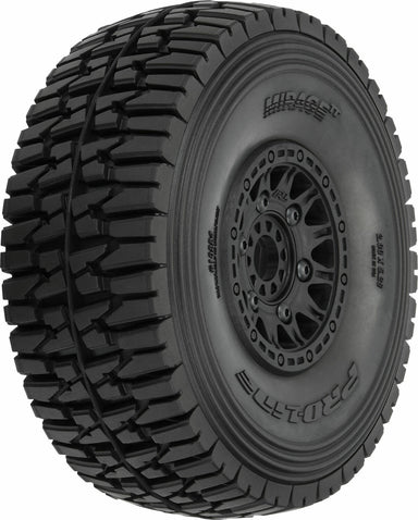 1/7 Mirage TT BELTED F/R Tires MTD 17mm Blk Raid (2): Mojave 6S, UDR