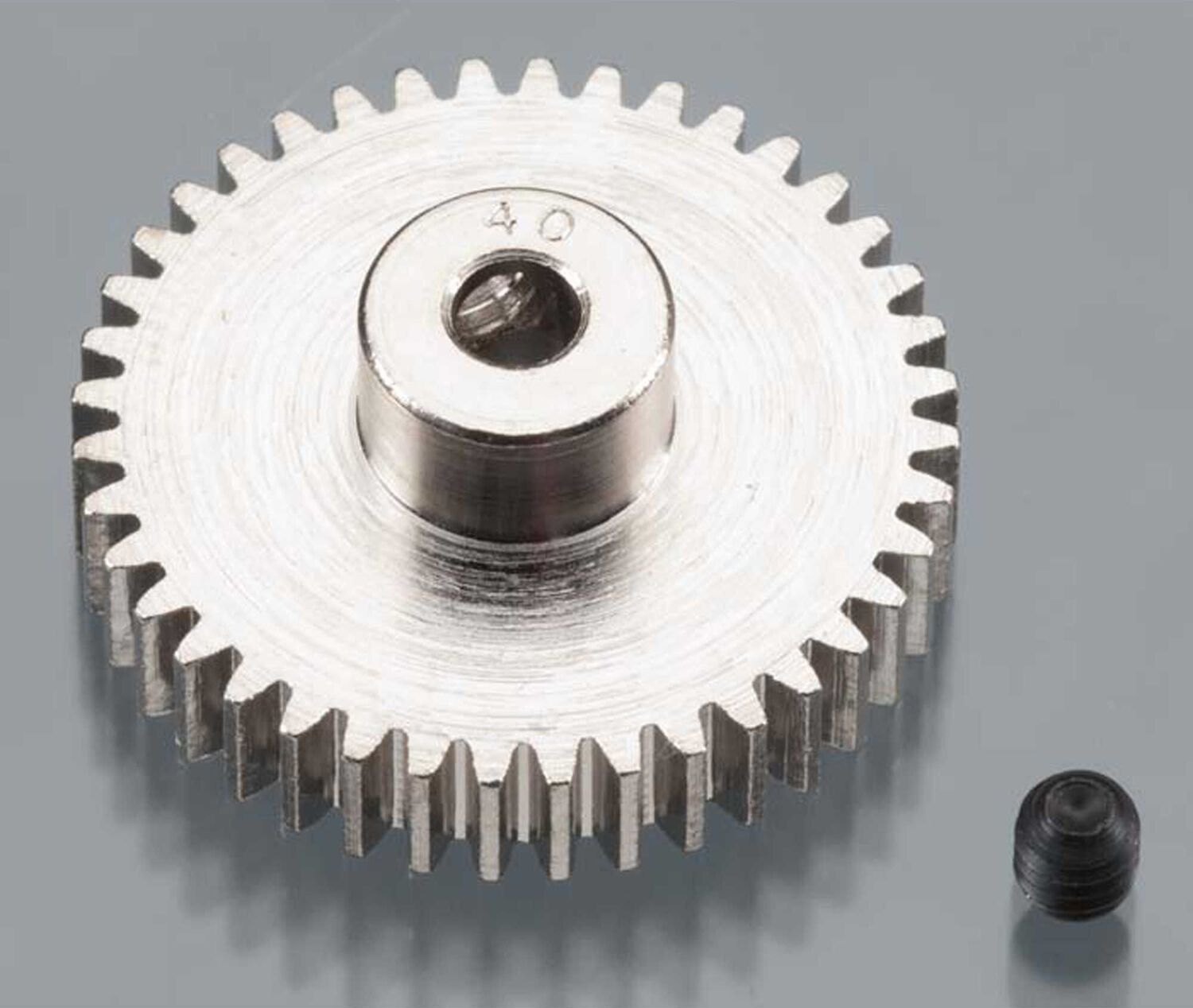 Nickel-Plated 48 Pitch Pinion Gear, 40T