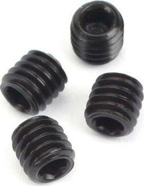Socket Set Screws, 3mm, 4/pkg