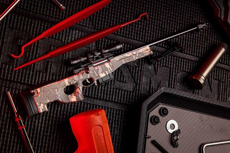 1/4 Scale Die Cast Sniper Rifle Model, Camo