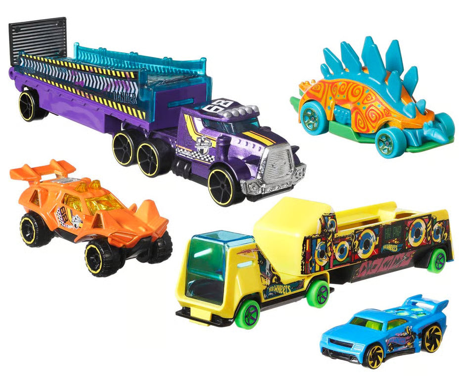 Hot Wheels Super Rigs 1/64 Car w/Matching Transporter