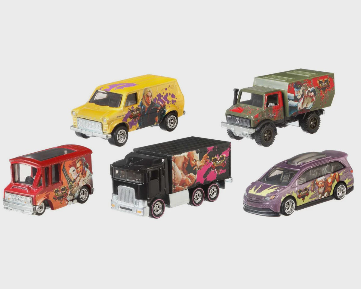 MTTHXD63_BOX Mattel Hot Wheels Premium Pop Culture Toy Cars Or Trucks Assortment (10)