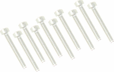 2.5x14mm Cap Head Machine Thread Screws(10pcs)