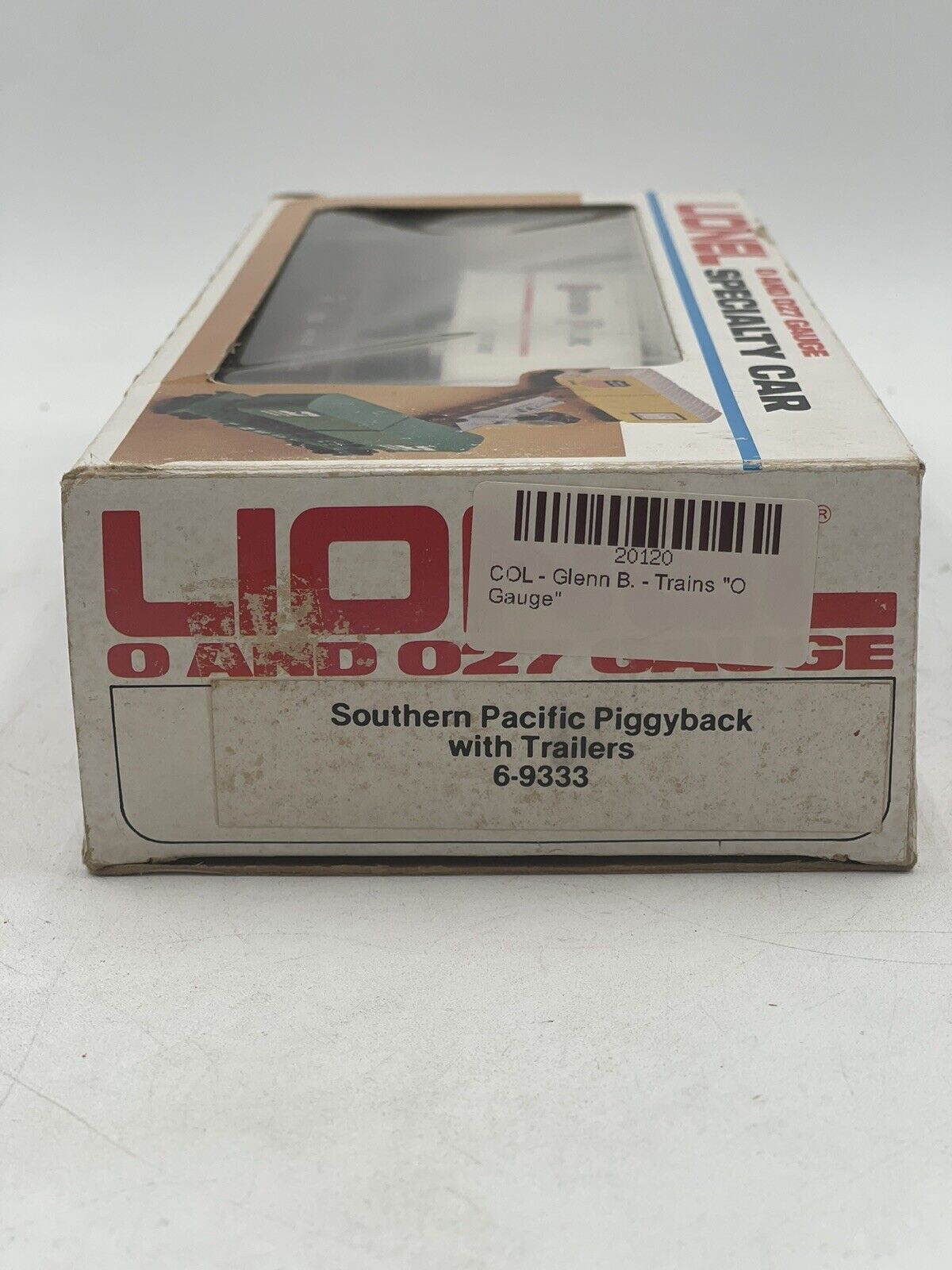 Lionel O/O27 Gauge Specialty Car Southern Pacific Piggyback with Trailers 6-933