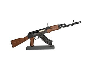 GOAAK-BLACK 1/3 Scale Die Cast AK47 Model Rifle, Black