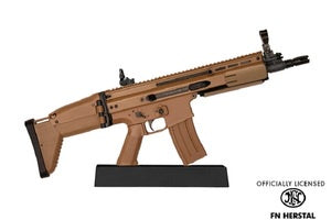 GOASCAR 1/3 Scale Die Cast FN Scar Model Rifle, Dark Tan