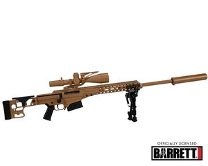 GOAMK22-TAN 1/4 Scale Die Cast Barrett MK22 Model, Tan