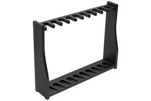 GOARACK-BLACK 1/3 Scale Die Cast 10 Slot Gun Rack, Black