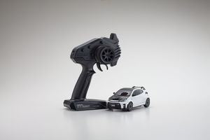 KYO32640PW Mini-Z AWD MA-020 Readyset Toyota GRMN Yaris Circuit Package Pearl White