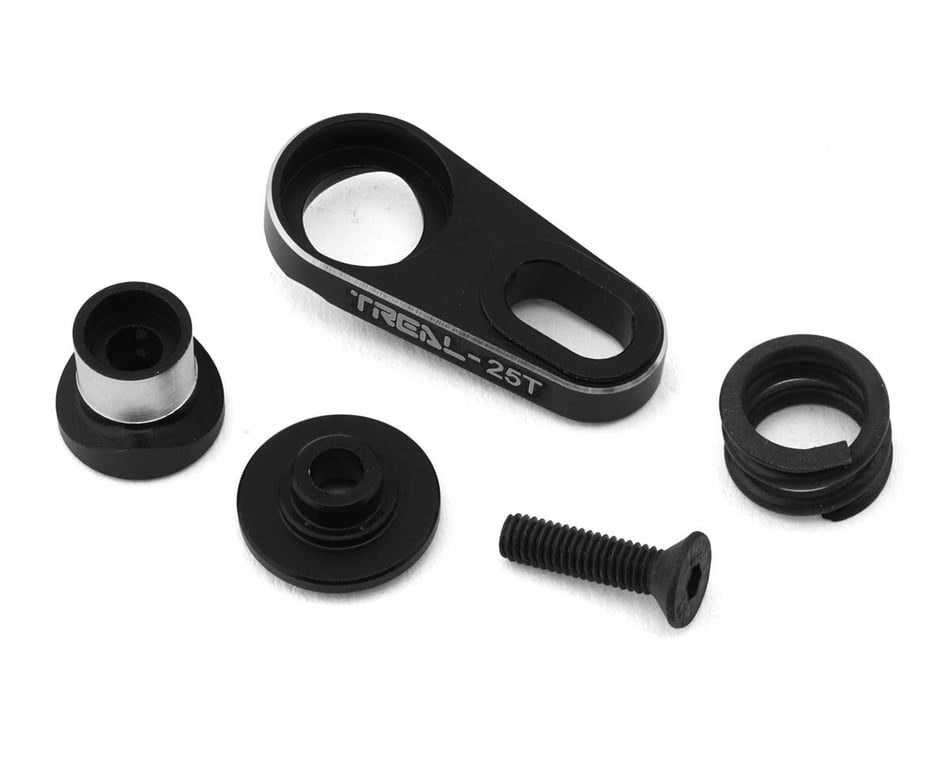 X0038GQI9L Treal Aluminum 7075 Servo Saver Set Servo Horn 25T for Axial SCX10 III