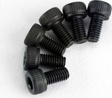 Screws, 3x6mm cap-head machine (hex drive) (6)