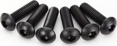 Screws, 4x15mm button-head machine (hex drive) (6)