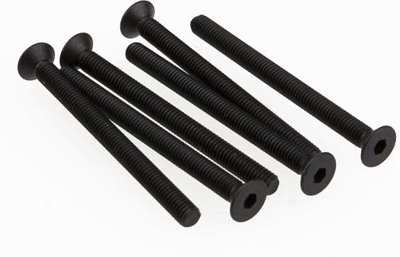 Screws, 3x36mm countersunk machine (hex drive) (6)