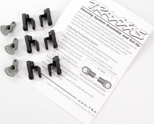 Servo horns, steering and throttle (for non-Traxxas servos (Hitec, JR, KO, Airtronics))