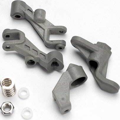 Steering bellcranks/ servo saver/ servo saver spring/ steering support/ 4x7x2.5 PB (4)/ 5x0.8mm NL (1)