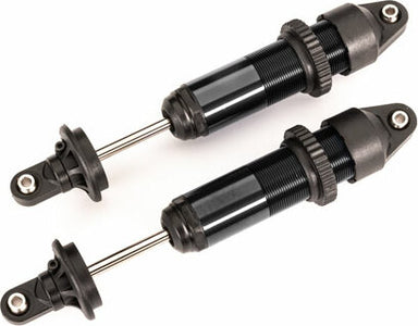 Shocks, Gtx, Medium (Aluminum, Black-Anodized) (Fully Assembled W/O Springs) (2)