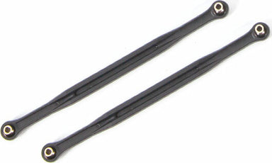 Toe Links, 202.5mm (187.5mm Center To Center) (Black) (2) (for Use with #7895 X-Maxx® WideMaxx® Suspension Kit)