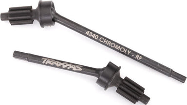 Axle shaft, front, heavy duty (left & right)/ portal drive input gear (machined) (2) (assembled)