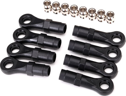 Rod ends, extended (standard (4), angled (4))/ hollow balls (8) (for use with TRX-4 Long Arm Lift Kit)