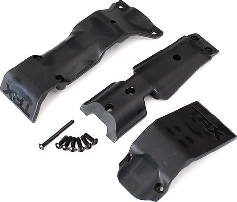 Skid plate set, front/ skid plate, rear/ 3x10 BCS (6)/ 3x30 BCS (1) (fits #8629 & 8630 bulkheads)
