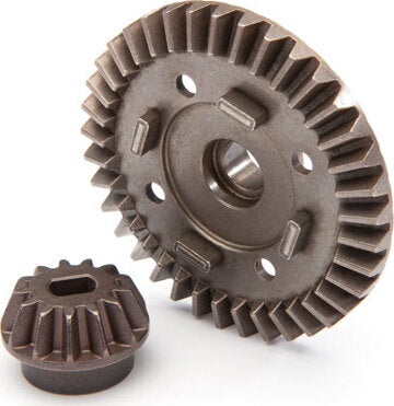 Ring gear, differential/ pinion gear, differential (rear)