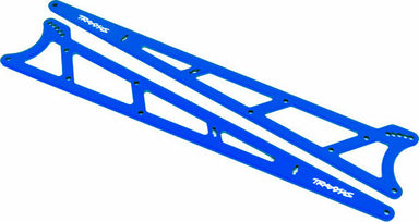 Side Plates, Wheelie Bar, Blue (aluminum) (2)