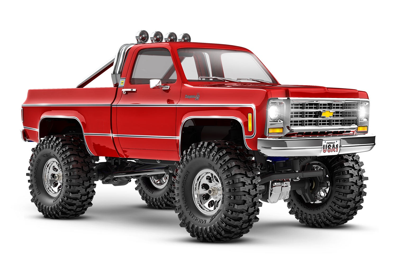 97064-1-RED TRX-4M Chevrolet K10 High Trail Edition RED