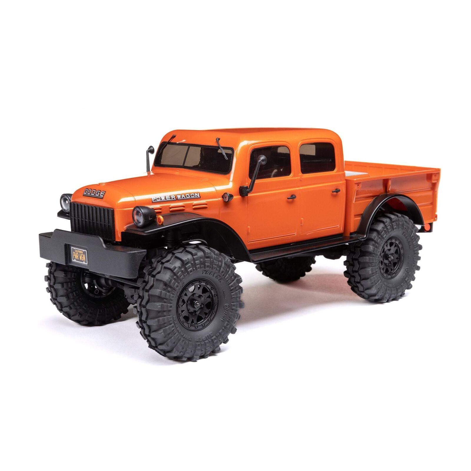 AXI00007T1 SCX24 40's 4 Door Dodge Power Wagon, Orange: 1/24 4WD-RTR Rock Crawler Brushed RTR