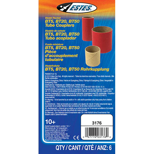 3176 BT5/BT20/BT50 Body Tube Couplers (6)