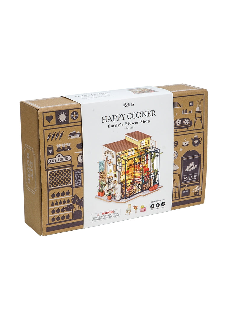 DG145 Rolife Emily’s Flower Shop Diy Flowerist House Puzzle