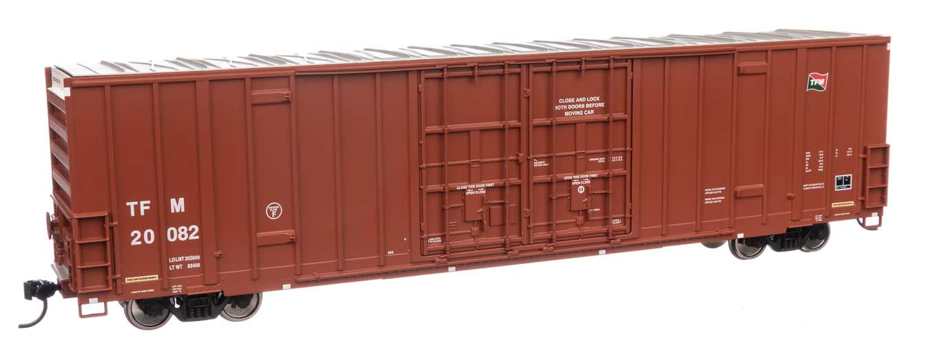 910-3037 60' High Cube Plate F Boxcar - Ready to Run