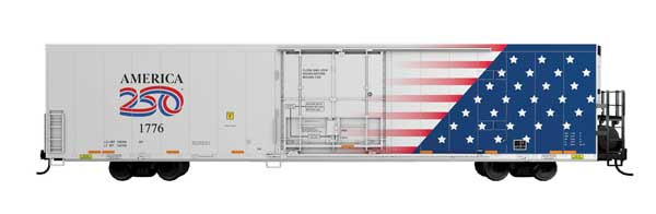 910-4180 72' Modern Refrigerator Boxcar - Ready to Run -- America250(TM) #2026