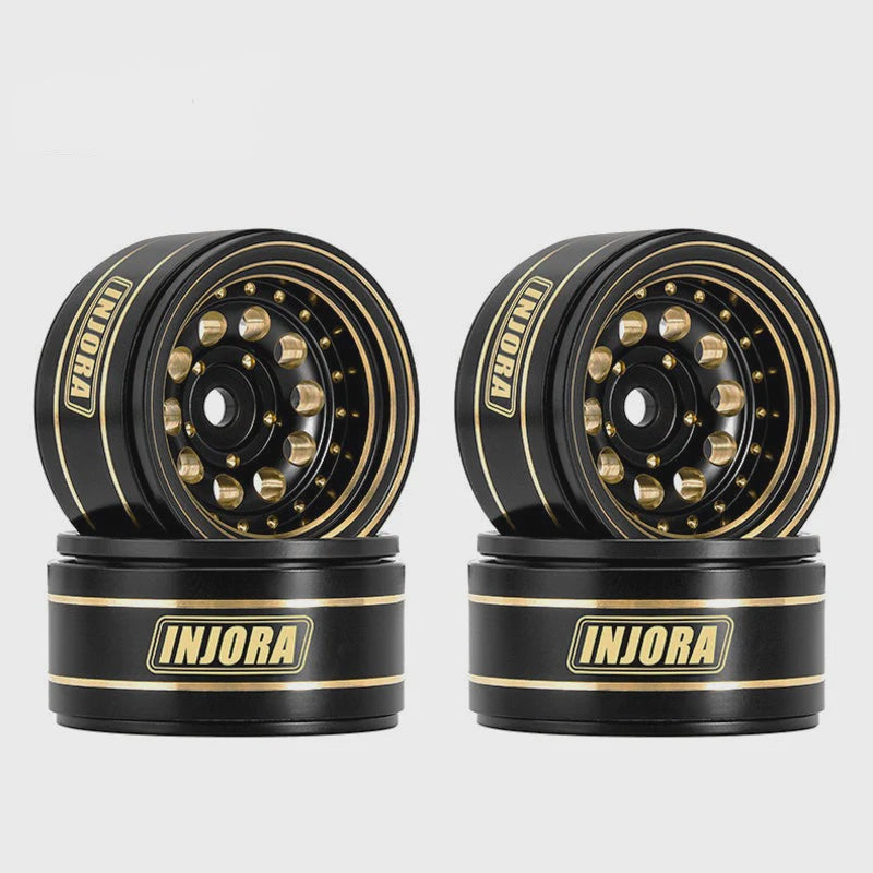 YQW-1008 INJORA 1.0" 39g/pcs Brass -2.65mm Offset Wheels for Micro Crawlers (W1008)