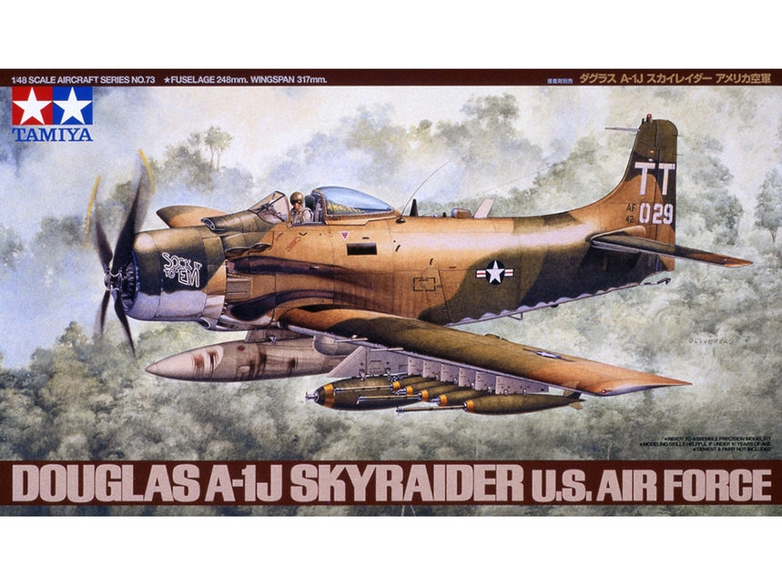 Tamiya Douglas A-1J Skyraider USAF Item# 61073