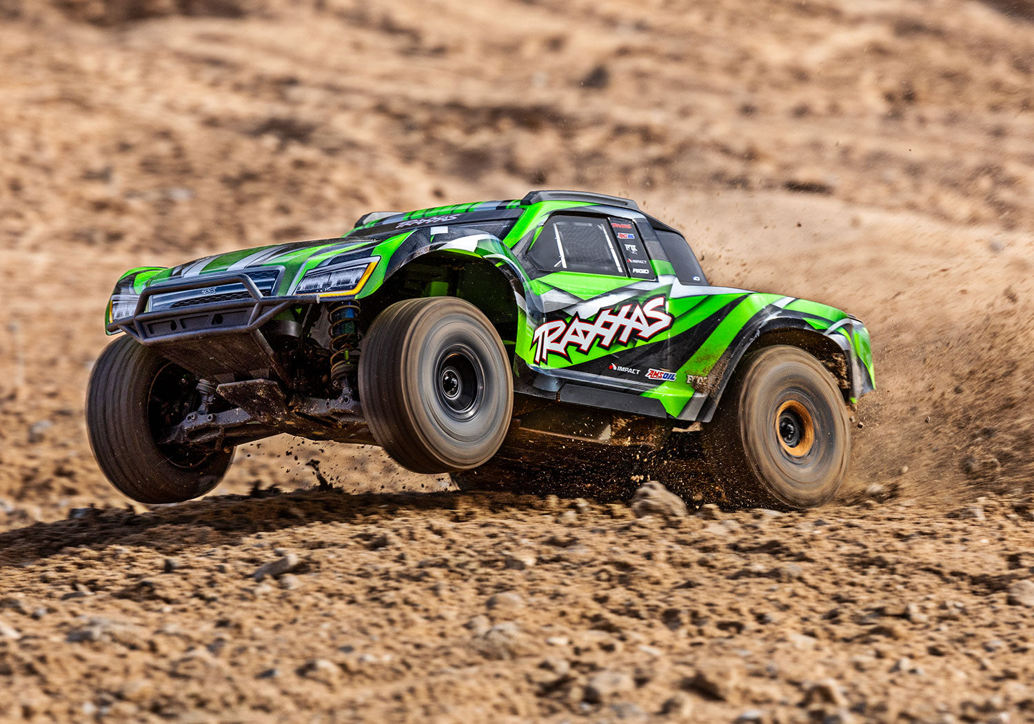 102076-4-GRN Maxx Slash 6s Short Course Truck GREEN 1/8