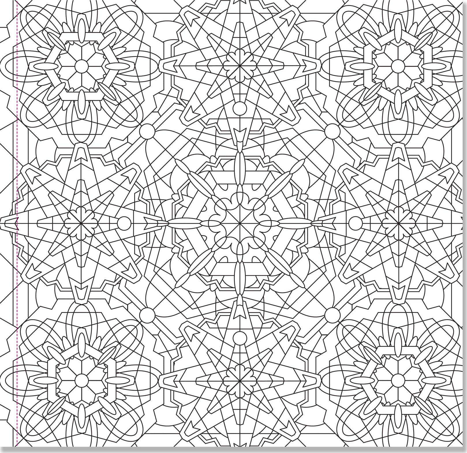 Kaleidoscope Designs Artist's Coloring Book