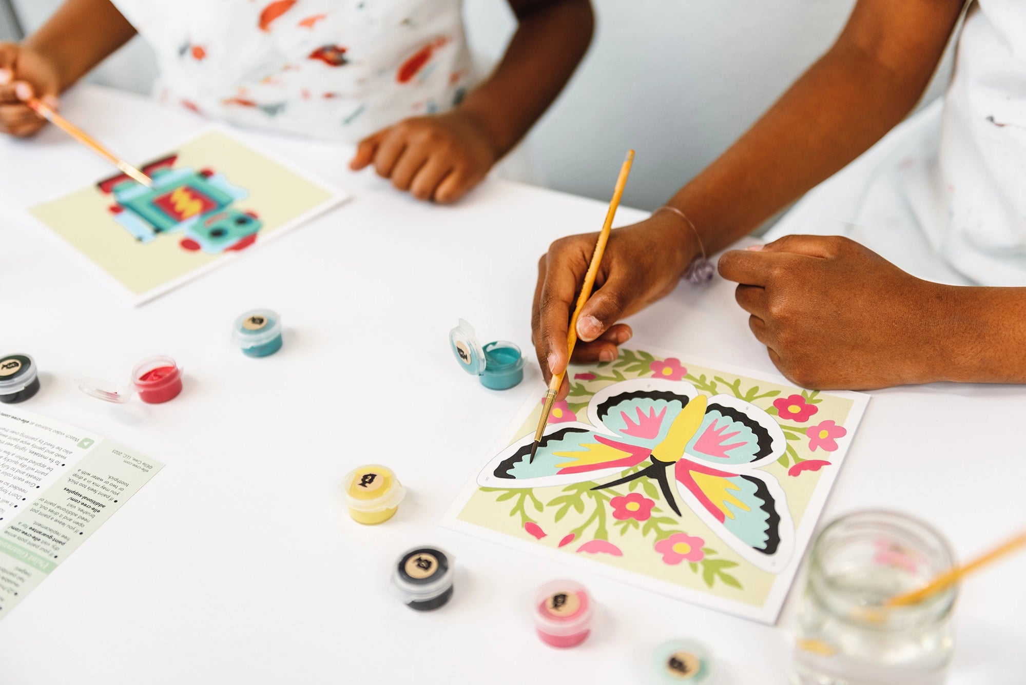 Kids Mini Brilliant Butterfly Paint-By-Number Kit