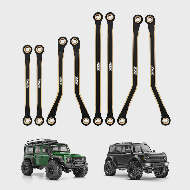 4M-45  Black Brass High Clearance Links Set for 1/18 TRX4M Defender Bronco (4M-45)